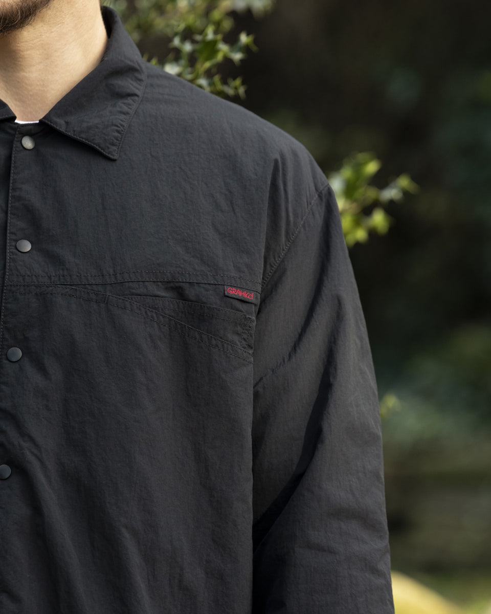 Gramicci Quilted Camp Shirt - Black – The 5th Store