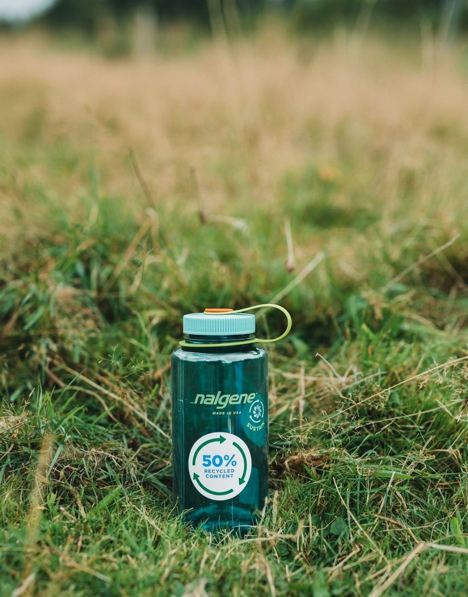 Nalgene Sustain 32 oz. Wide Mouth Water Bottle - Cerulean