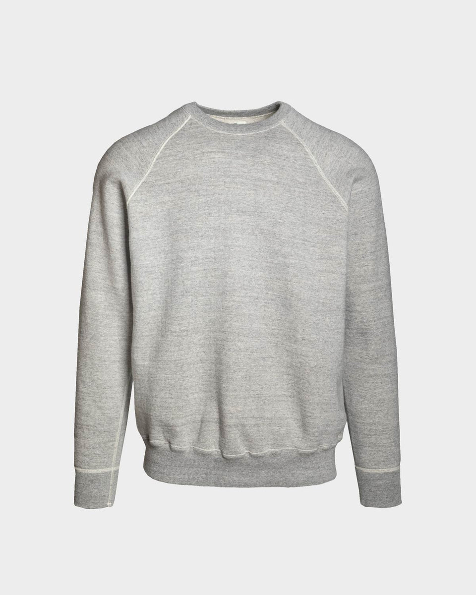 orSlow Loopwheel Crew Neck Sweatshirt - Heather Grey – The 5th