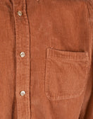 Portuguese Flannel Button Down Lobo Corduroy Shirt - Brick - The 5th