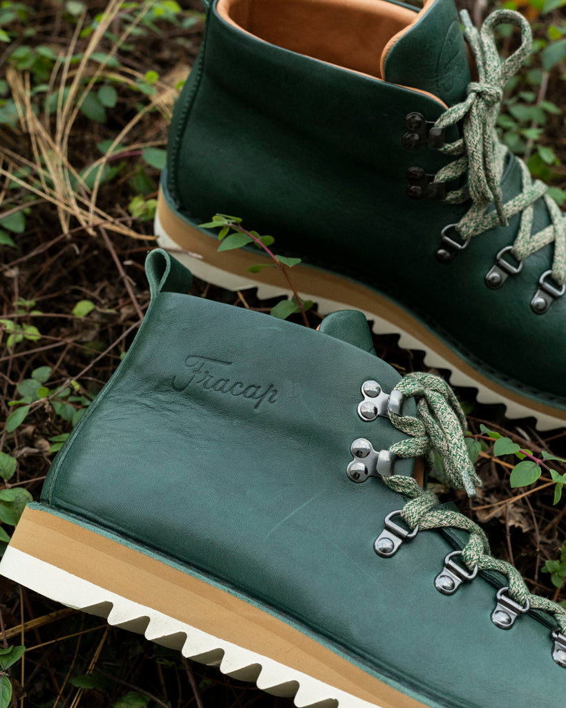 fracap-m120-ripple-sole-leather-boot-forest-green-logo