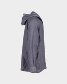 A Vontade Smock Pull Parka - Purple Chambray