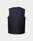 Albam Quilted Liner Vest - Black