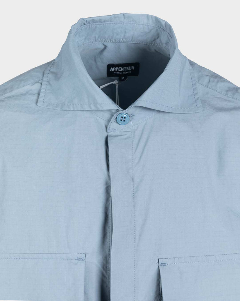 Arpenteur Ratio Short Sleeve Shirt - Sax Blue