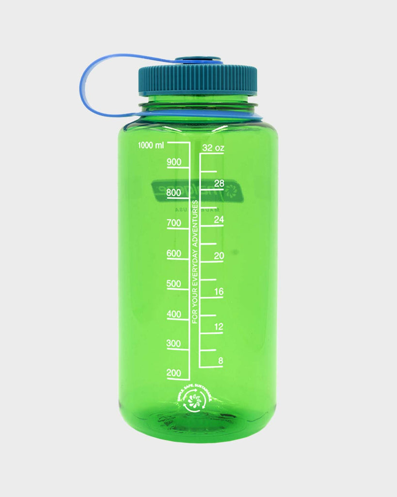 Nalgene Sustain Wide Mouth 1 Litre Water Bottle - Parrot Green