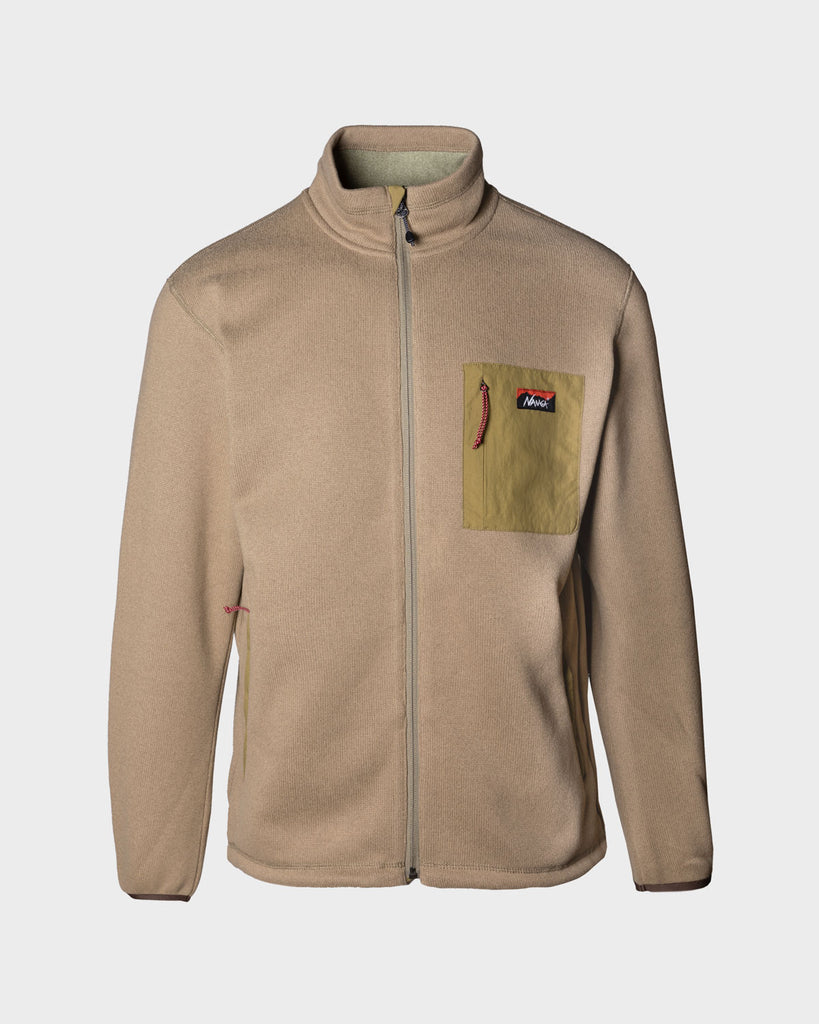Nanga Polartec Fleece Zip Blouson Jacket - Khaki