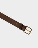 Nigel Cabourn Leather Stud Detail Belt - Brown