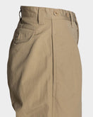 Nigel Cabourn Pleated Chino Ripstop Pants - Tan