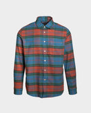 Portuguese Flannel Corre Shirt - Red/Blue