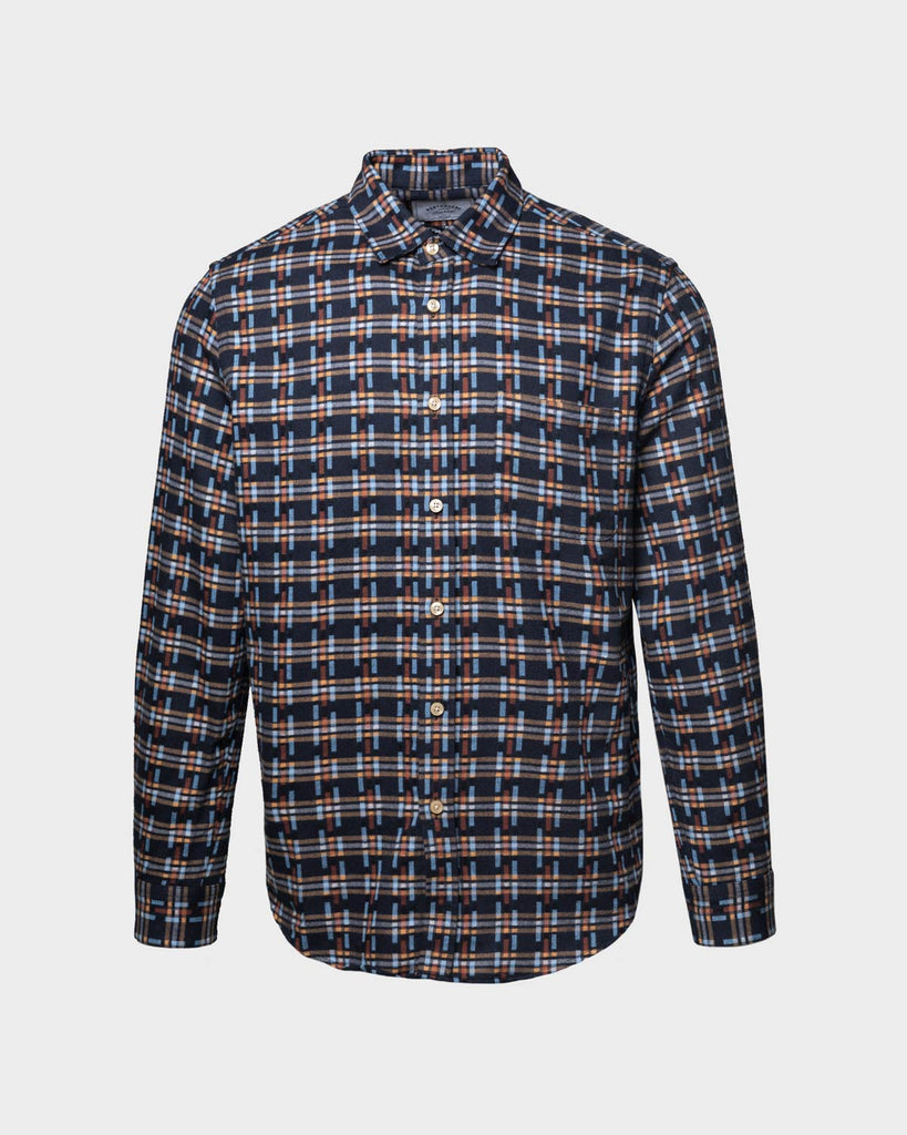Portuguese Flannel Crossroad Shirt - Blue