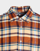 Portuguese Flannel Fall Palette Shirt - Orange/Multi