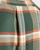 Portuguese Flannel Farm Shirt - Green/Orange