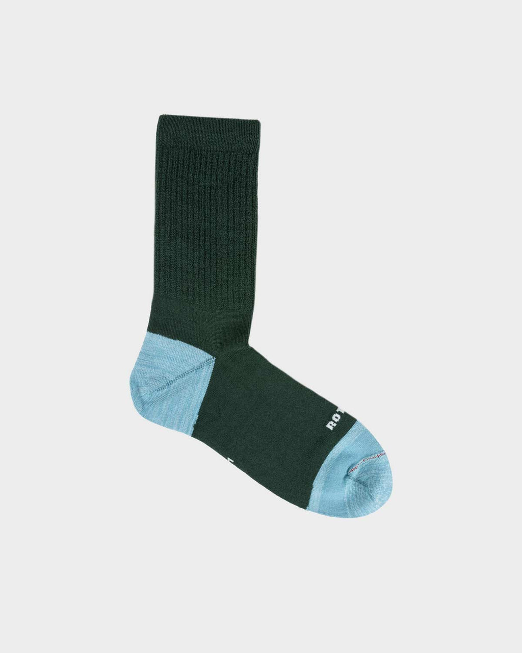 Merino Wool Crew Sock - White