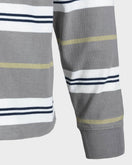 Uniform Bridge Vintage Stripe Long Sleeve Tee - Grey