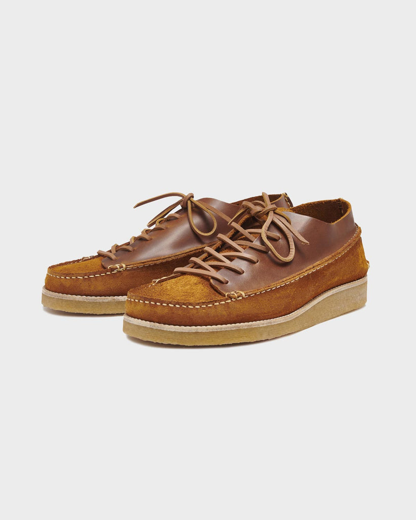 Yogi Finn Suede & Leather Shoe on Crepe - Canary Yellow