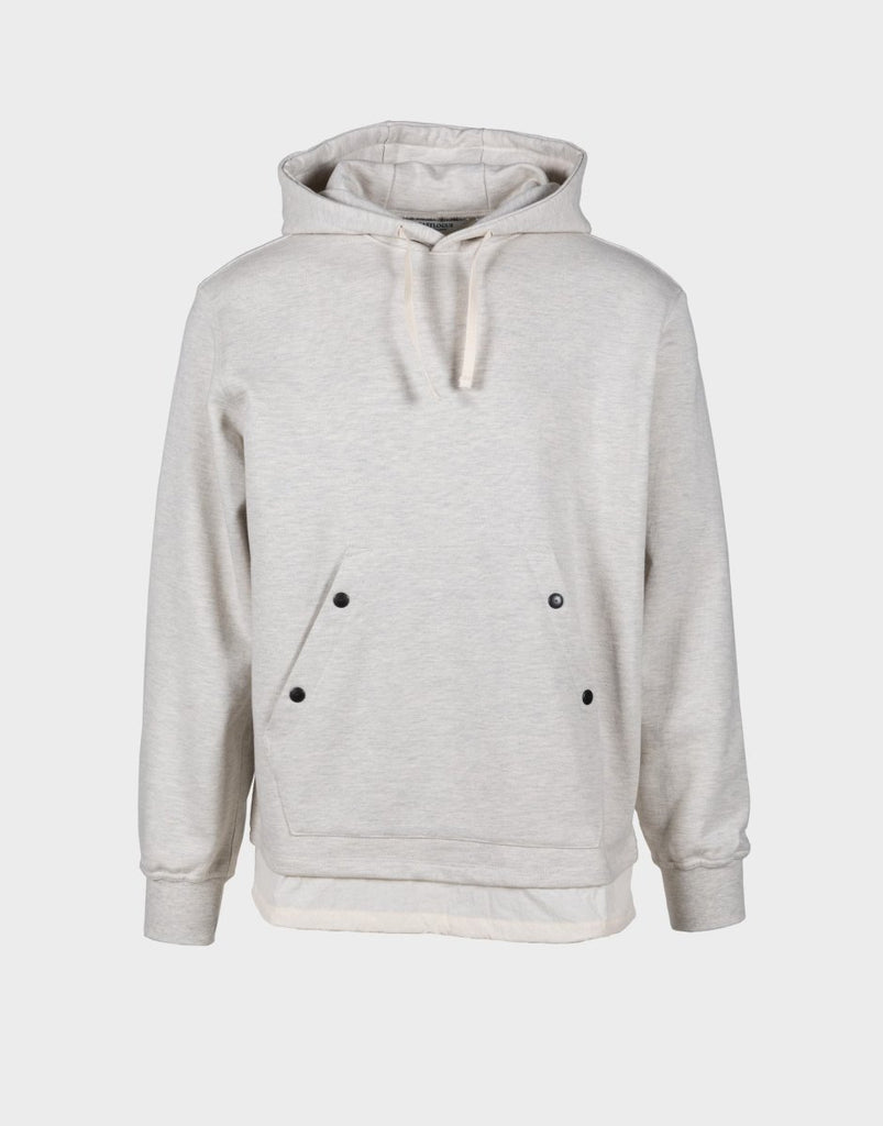Eastlogue Fishtail Hooded Sweat - Oatmeal - The 5th