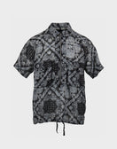Eastlogue Scout Pullover Half Zip Shirt - Black Paisley - The 5th