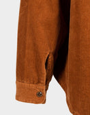 Fujito Corduroy Zip Shirt - Brown Gold - The 5th