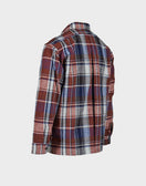 Fujito Half Zip Shirt - Red Check - The 5th