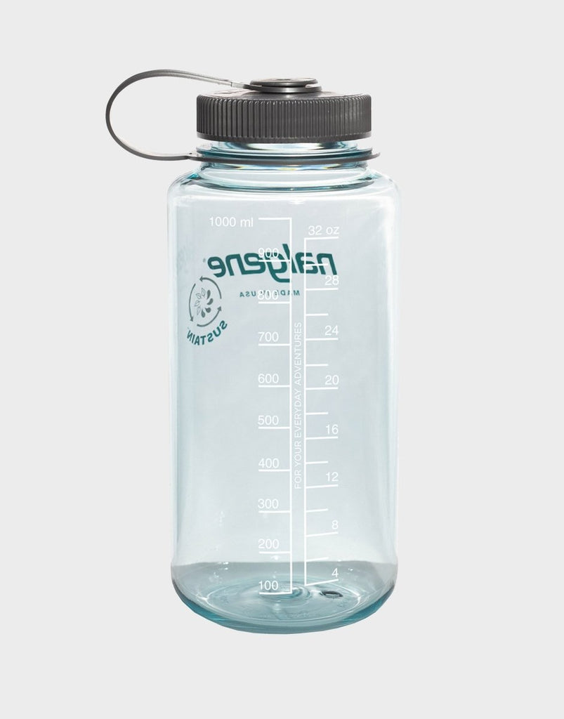 Nalgene Sustain Wide Mouth 1 Litre Water Bottle - Sea Foam - The 5th Store